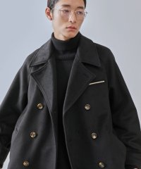 JUNRed/ダブルブレストウールショートコート/507521415