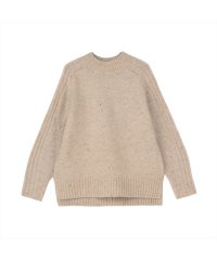 Pitta Re:)/ピッタリ Pitta Re:) 【Pitta Re:)】 クルーネックニットプルオーバー ネップヤーン レディース/507521503