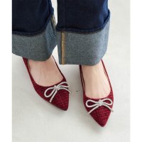 KOBE LETTUCE/コウベレタス KOBE LETTUCE リボンビジューフラットパンプス [I2634]/506889446