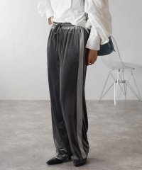 Bonjour Sagan/ボンジュールサガン BONJOUR SAGAN サテンラインベロアパンツ/506893836
