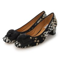 LANVIN en Bleu/ランバン オン ブルー LANVIN en Bleu ビジューヒールリボンパンプス/507124241