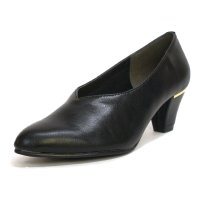 CAVOUR/カヴール CAVOUR Vカット パンプス プレーン チャンキーヒール オフィス/507152630