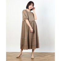 Nina mew/ニーナミュウ Ninamew タックワンピース/507163598
