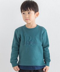 BeBe/裏起毛レイヤード風立体ロゴトレーナー(80~150cm)/507295571