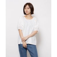 ARGO TOKYO/アルゴトウキョウ ARGO TOKYO Cotton Rinen Back Ribbon Puff Sleeve Blouse 23066 バックリボンブラウス/507528665