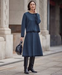 JIYU-KU /【WEB限定カラーあり・洗える】リバーシブルニット セットアップ(プルオーバー×フレアスカート)/507529398