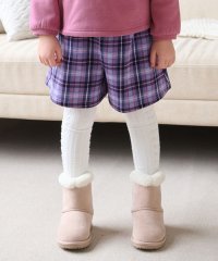 anyFAM（KIDS）/裏シャギーチェックショートパンツ/507529403