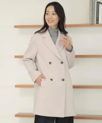 J.PRESS LADIES（LARGE SIZE）/Super150sAZAMIビーバー Pコート/507529502