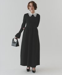 titivate/襟付きボリュームスカートニットワンピース/507529820