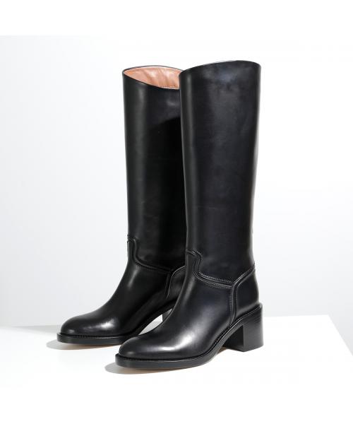 SARTORE サルトル 黒　レザー　ロングブーツ 35 SARTORE - サルトル SARTORE バックジップ ロングブーツ レザー