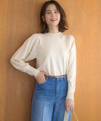 KUMIKYOKU(S SIZE)/【WEB限定】ELENAスパンコールバックパール ニット/507533879