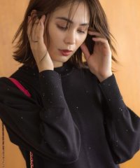 KUMIKYOKU(S SIZE)/【WEB限定】ELENAスパンコールバックパール ニット/507533879