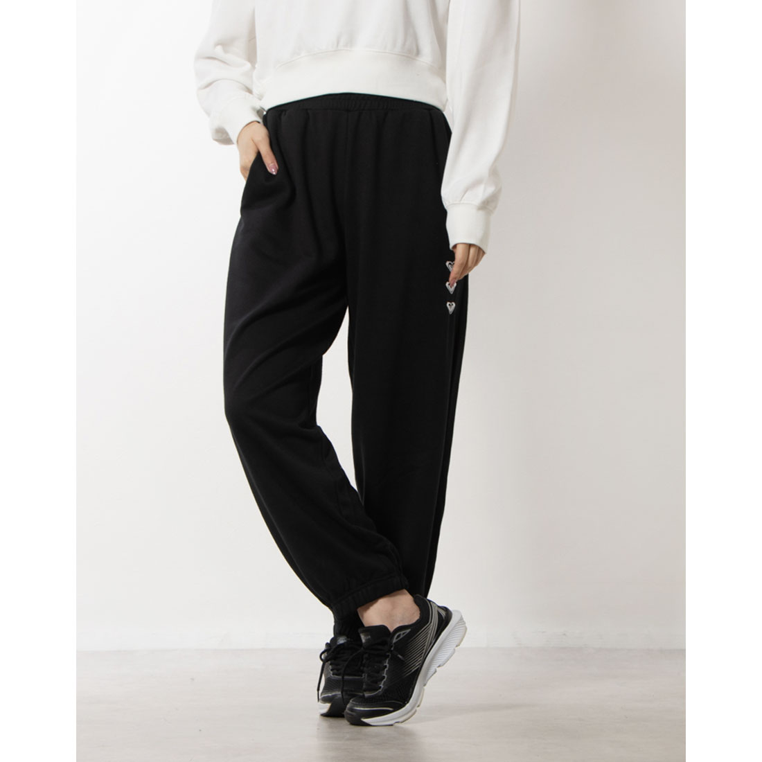 Greg Lauren ブラック スクラップワーク タキシード ラウンジ」パンツ Greg Lauren ブラック スクラップワーク タキシード ラウンジ
