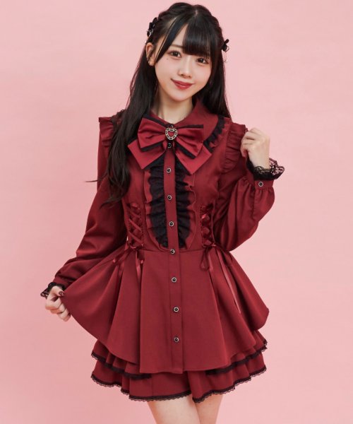 シークレットハニー Secret Honey サイドアップヘムセットアップ 