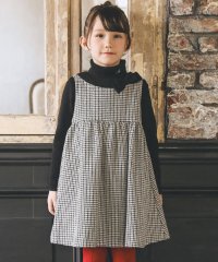 BeBe/【お揃い】ラメ千鳥格子ジャンパースカート(90~150cm)/507295499