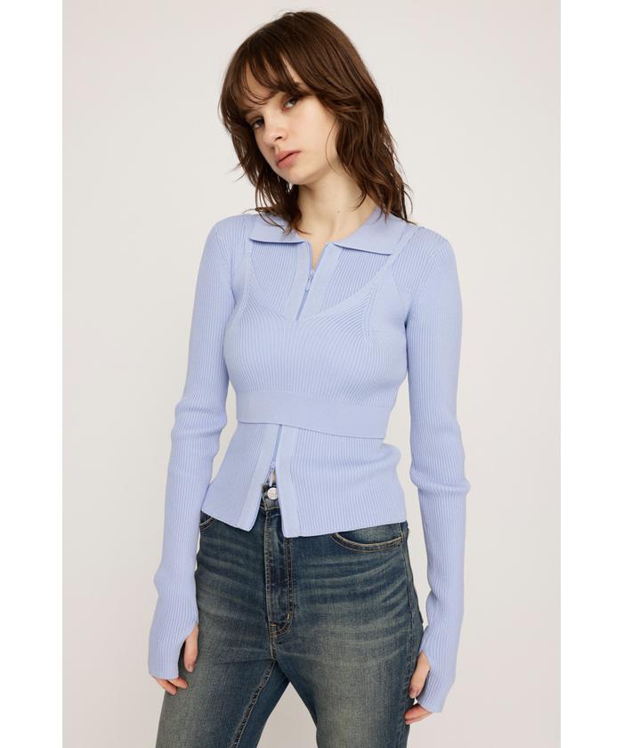 セール 50%OFF】FRONT ZIP HG 2P トップス(507534315) | スライ