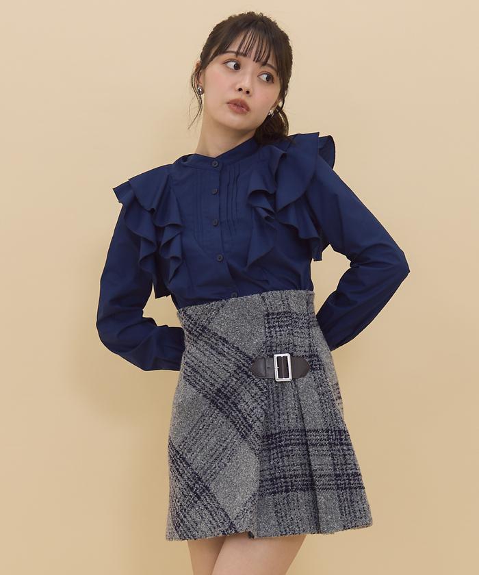 セール 50%OFF】ブークレチェックミニスカート(507534356