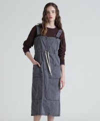 AVIREX/BELT PRINT DENIM JUMPER SKIRT/ベルトプリントデニムジャンパースカート/507534402
