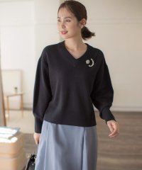 KUMIKYOKU(S SIZE)/【8色展開・手洗い可】ウールカシミヤミックス Vネックニット/507535847
