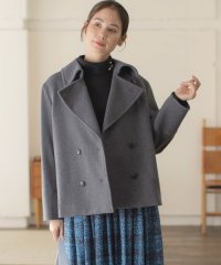 KUMIKYOKU（LARGE SIZE）/ショートビーバー ピーコート/507535861