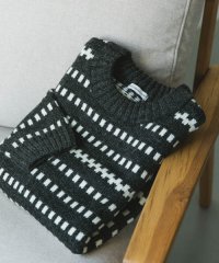 URBAN RESEARCH DOORS/ウールブレンド柄ニットプルオーバー/507542745