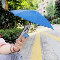 REAL STYLE/リアルスタイル REAL STYLE 傘 スマホホルダー 雨傘 日傘 日よけ スタンド 携帯 ストラップ iphone 反射防止 日差し対策 ゴルフ アウトドア/506886795