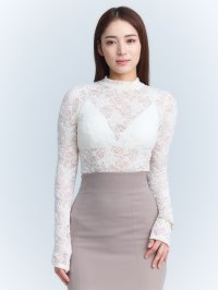 eimy istoire/エイミーイストワール eimy istoire シュリンクレースバックオープントップス/506892816