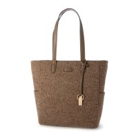 UNGRID bag/アングリッド Ungrid ヘリンボーンファブリック キーチャーム付きラージトートバッグ/506893784
