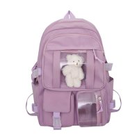 REAL STYLE/リアルスタイル REAL STYLE リュックサック レディース メンズ 大容量 シンプル クリアポケット 多収納 通学 バックパック 痛バッグ 痛バ 推し活 /507032804