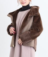 NICOLE white/ファームートンリバーシブルブルゾン/507042356