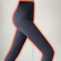 ica/アイカ ica 美脚 暖かい 裏起毛 ハイウエスト ヒップアップ 九分丈 着圧レギンス 着圧スパッツ ストレッチ パンツ 裏ボア 保温 補正/507080895