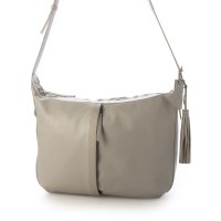 Leather Laboratory/レザーラボラトリー Leather Laboratory ゴートレザー軽量本革ショルダーバッグ ラージサイズ/507092554