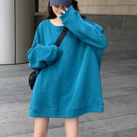 ica/アイカ ica 選べる6色 ゆるシルエットが可愛い 無地ビックトレーナー/507143579