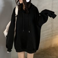 ica/アイカ ica 暖か裏起毛 ゆるシルエットが可愛い 無地ビックトレーナーパーカー/507143581