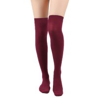 REAL STYLE/リアルスタイル REAL STYLE ニーハイソックス 白 ゴルフ 黒 靴下 レディース 女 おしゃれ 夏 ブラック ホワイト 無地 膝上 ロング コスプレ 学/507148746