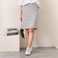 REAL STYLE/リアルスタイル REAL STYLE タイトスカート レディース 膝丈 スウェット Iライン バックスリット ストレッチ ウエストゴム 通勤 OL/507149390
