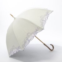 CHINOISERIE MODERN KYOTO/シノワズリーモダンキョウト シノワズリーモダン京都 クリスタル＆ペイズリー刺繍 かわず張り長日傘/507149956