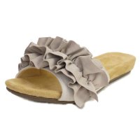 CAVOUR/カヴール CAVOUR サンダル レディース ぺたんこ フラット フリル 歩きやすい 可愛い ミュール/507152618