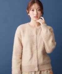 Alotta/アロッタ Alotta ビジュー釦シャギーニットカーディガン/507160637
