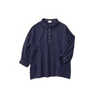 Viola e Viola/ヴィオラ エ ヴィオラ Viola e Viola 綿100％裾ボタン付ダブルガーゼブラウス/507160721