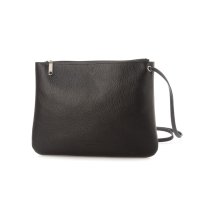 Sabina Donna/サビーナドンナ Sabina Donna 【日本製】 天ファスナー付 本革シュリンクレザー サコッシュ ショルダーポシェット 【ショルダー長さ自由自在調節可能】/507178556