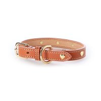 BIRDIE/バーディ BIRDIE ハートメタル首輪 35 中型犬革首輪【返品不可商品】/507179338