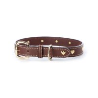 BIRDIE/バーディ BIRDIE ハートメタル首輪 5０ 大型犬革首輪【返品不可商品】/507179339