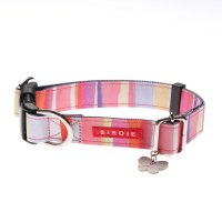 BIRDIE/バーディ BIRDIE ワンタッチマルチボーダーカラー L 中・大型犬用ワンタッチバックル首輪【返品不可商品】/507179401