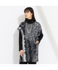 Liliane Burty/【アンサンブル】幾何プリントベスト+無地Tシャツ/507544833