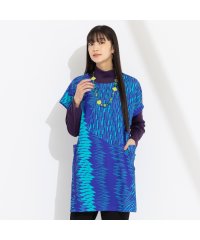 Liliane Burty/【アンサンブル】幾何プリントベスト+無地Tシャツ/507544833