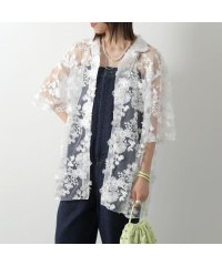 PROVOKE/PROVOKE 半袖 シャツ tulle lace big shirt PV－030052/507545926