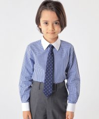 SHIPS KIDS/SHIPS KIDS:100～130cm / ギンガム クレリック レギュラーカラー シャツ/507546895