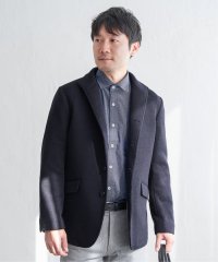 IKKA LOUNGE/ウールライクニットスタンドジャケット/506745946