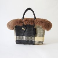 WOVEN/ウーヴン WOVEN fur－bkbag－wh－gy/506883962
